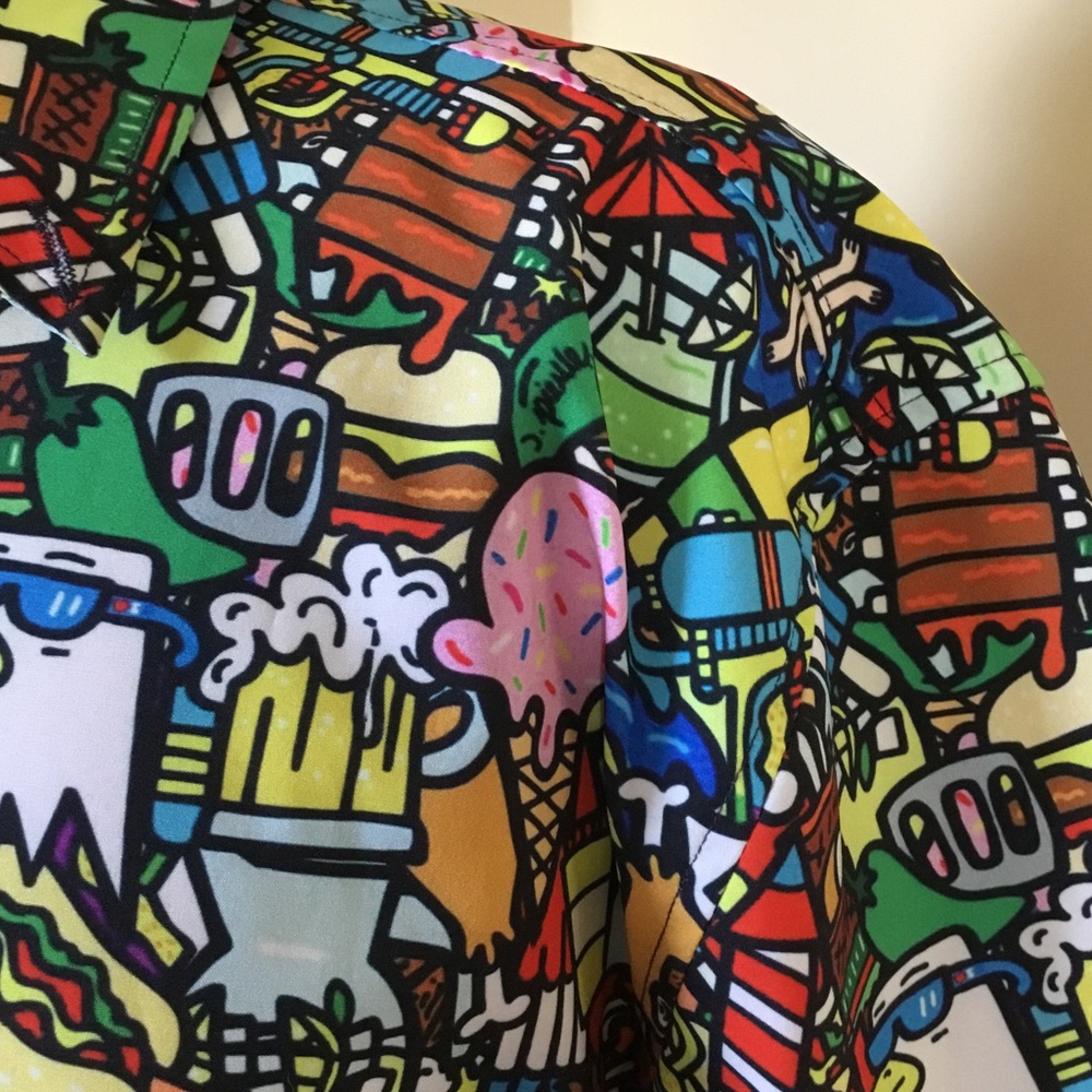 RSVLTS The Roosevelts Dare Mighty Things Darty in the USA Casual Button Shirt - Picture 9 of 14